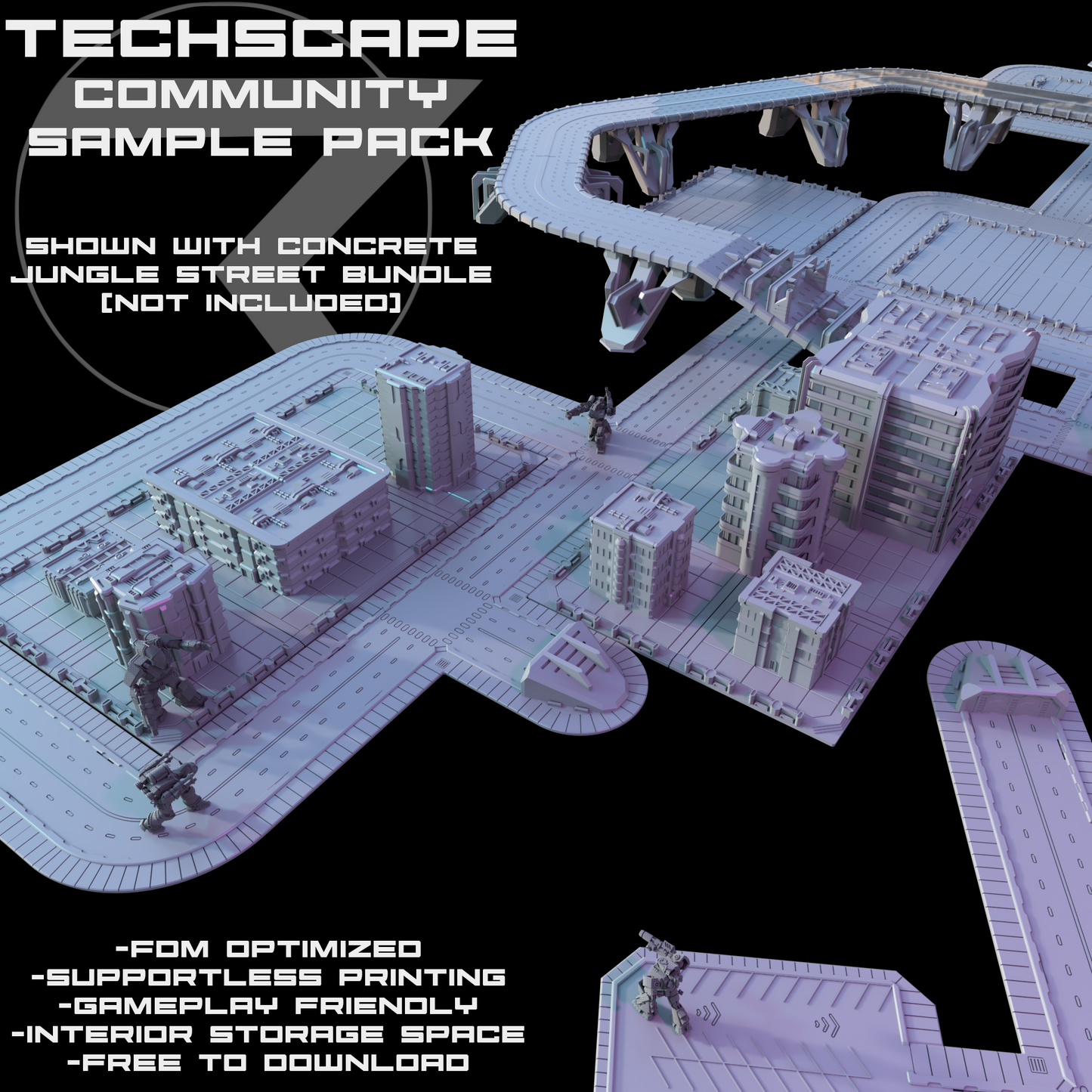 TECHSCAPE: Efficient Downtown (Free)