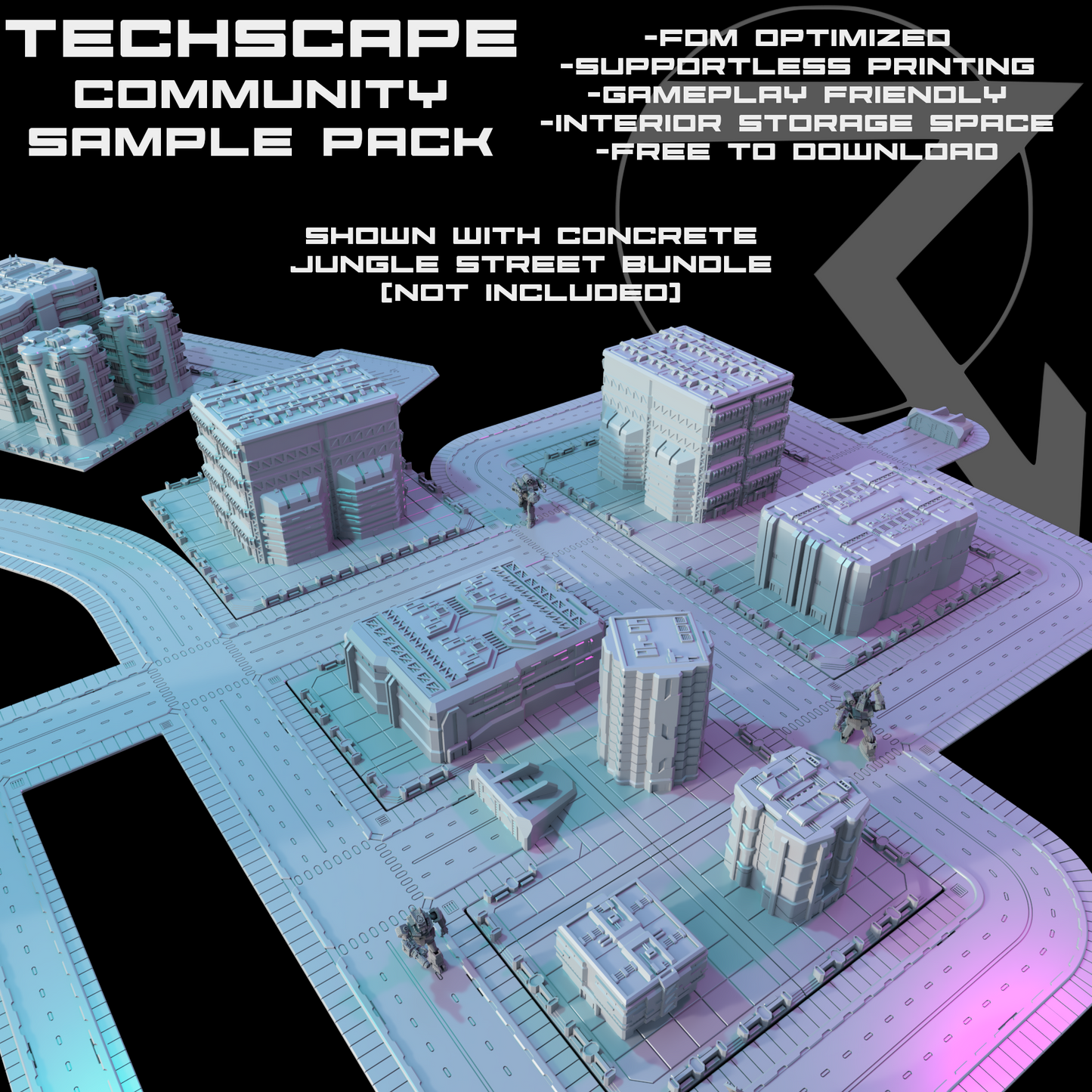 TECHSCAPE: Efficient Downtown (Free)