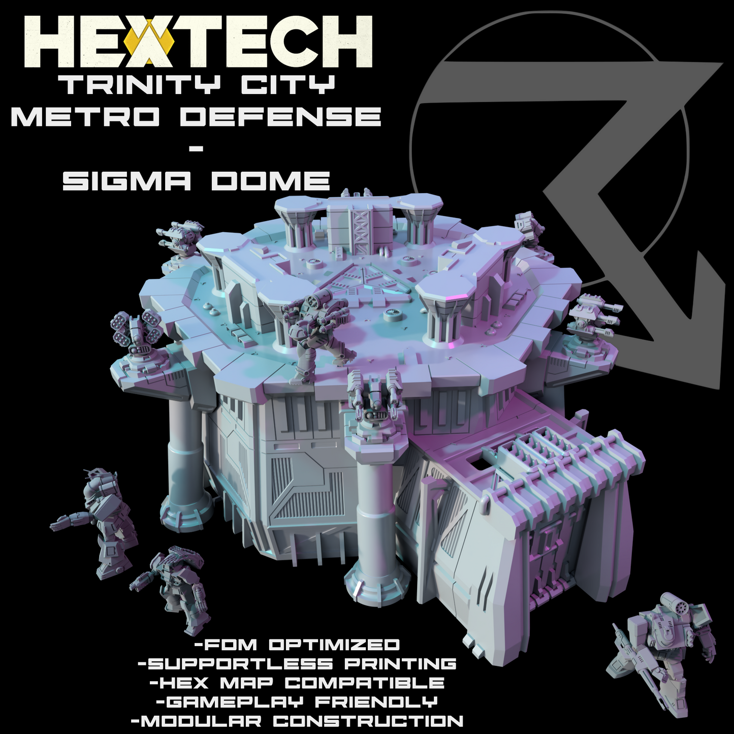 HEXTECH: Trinity City - Metro Defense Expansion