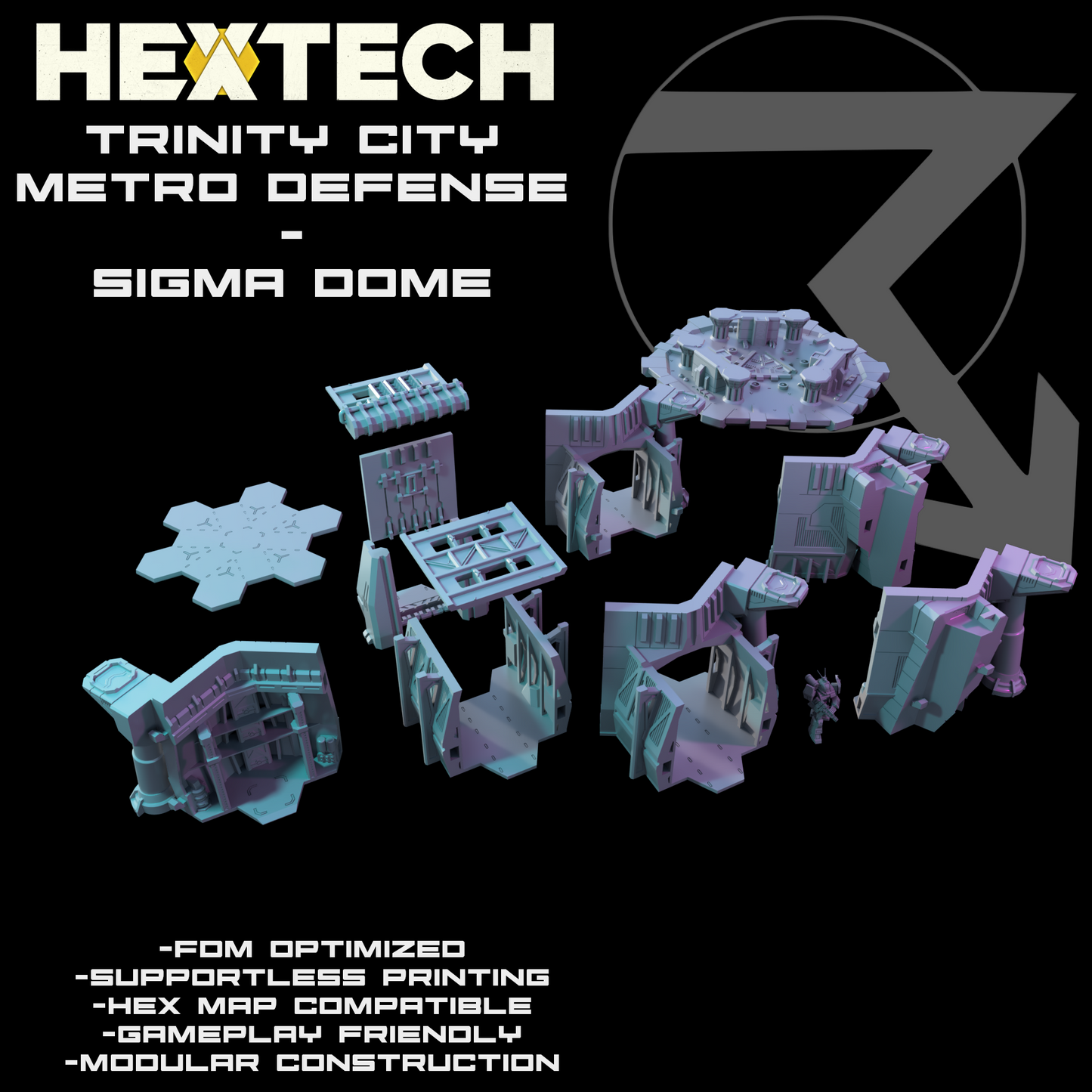 HEXTECH: Trinity City - Metro Defense Expansion