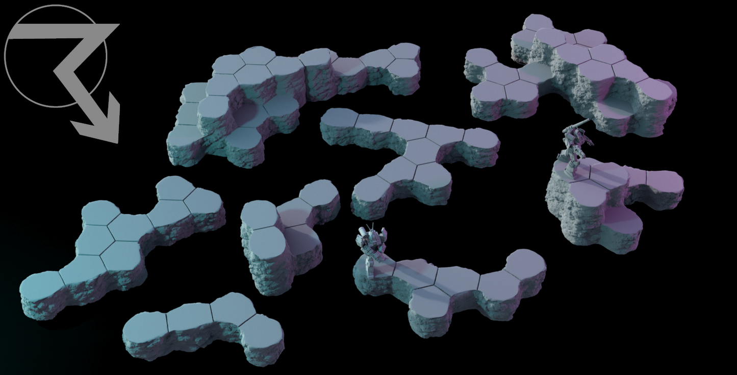 HEXTECH: Hex Hills - Grasslands Map Pack Compatible