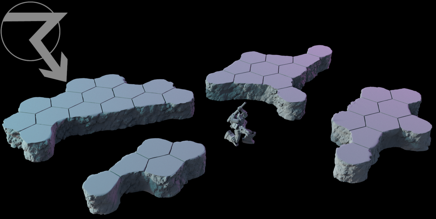 HEXTECH: Hex Hills - Grasslands Map Pack Compatible