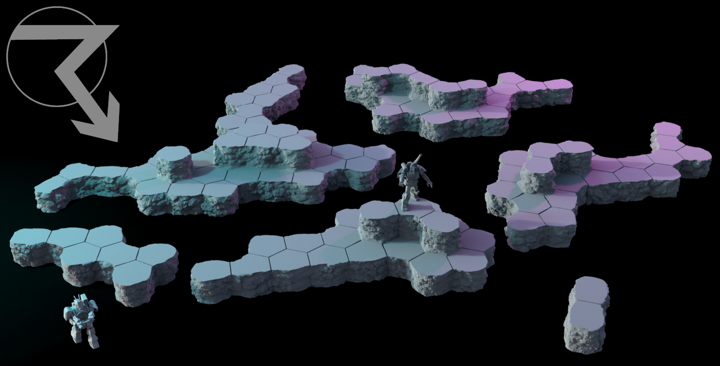 HEXTECH: Hex Hills - Grasslands Map Pack Compatible
