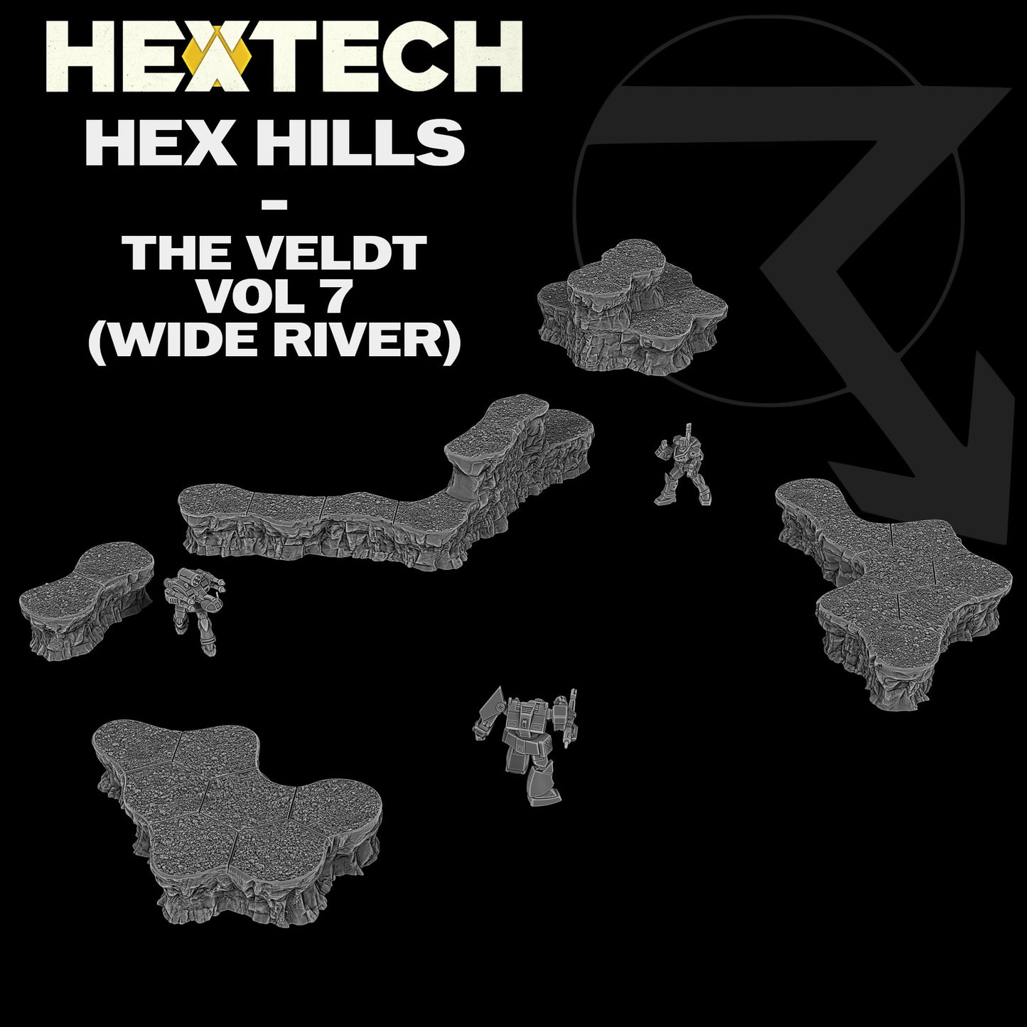 HEXTECH: Hex Hills - The Veldt - Savannahs Map Pack Compatible