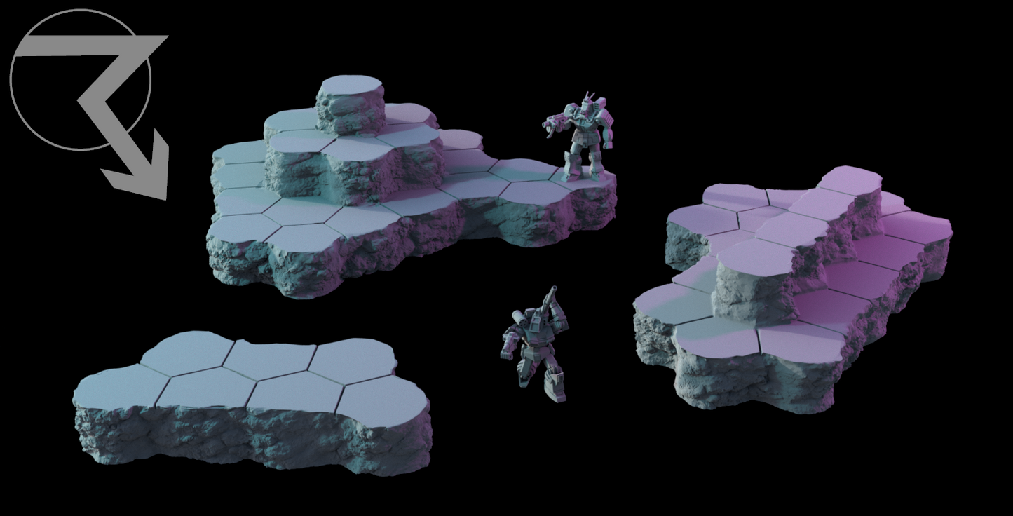 HEXTECH: Hex Hills - Grasslands Map Pack Compatible
