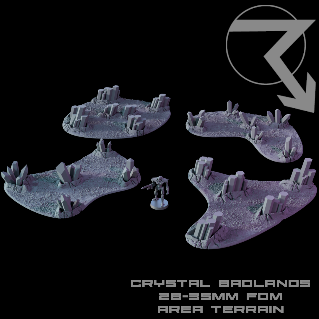 TECHSCAPE: Crystal Badlands (28mm)