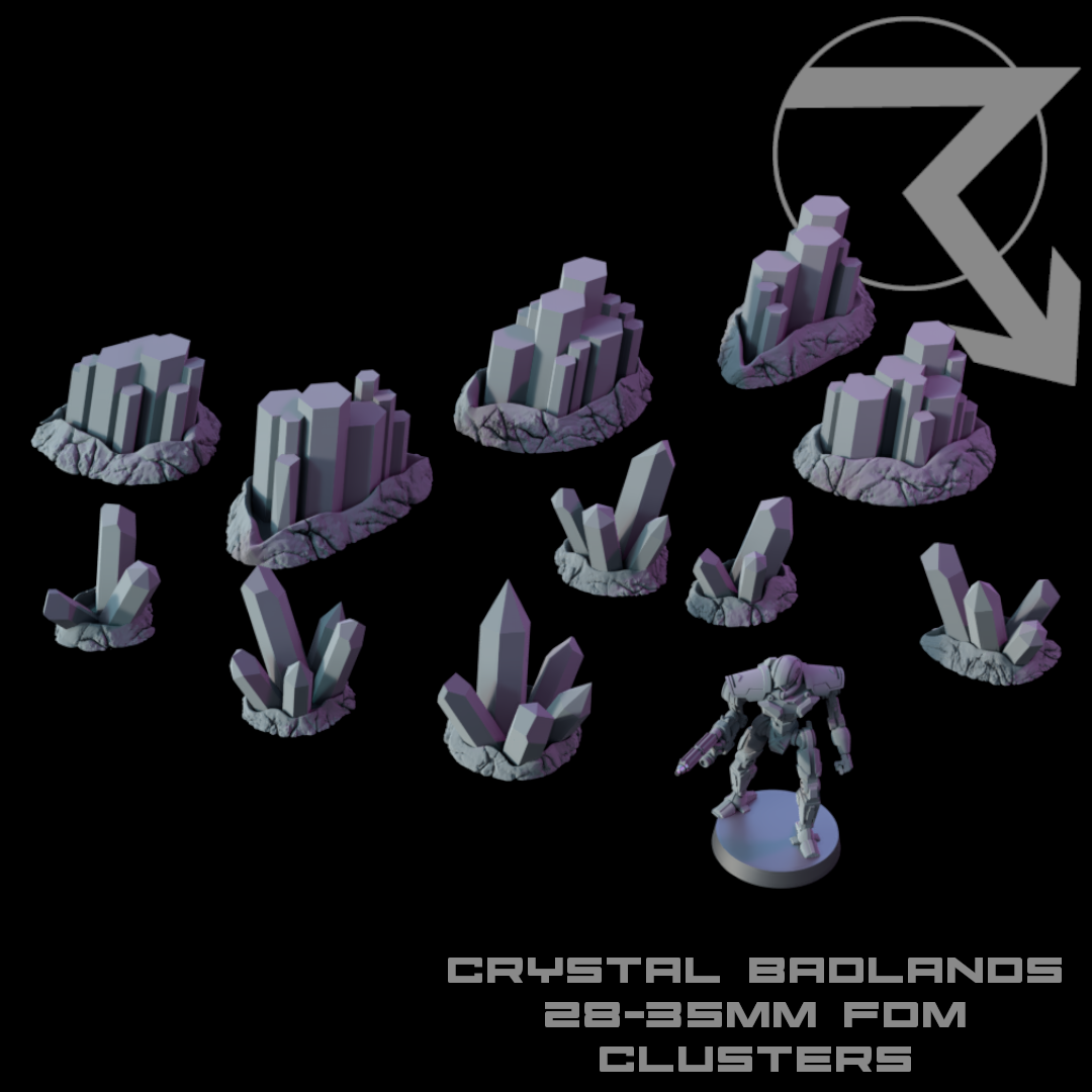 TECHSCAPE: Crystal Badlands (28mm)