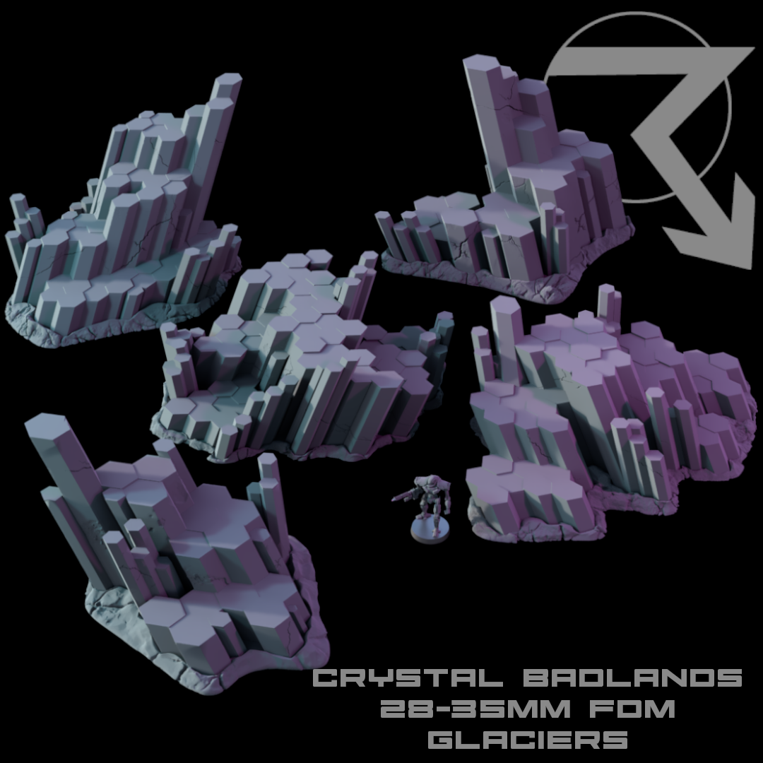 TECHSCAPE: Crystal Badlands (28mm)