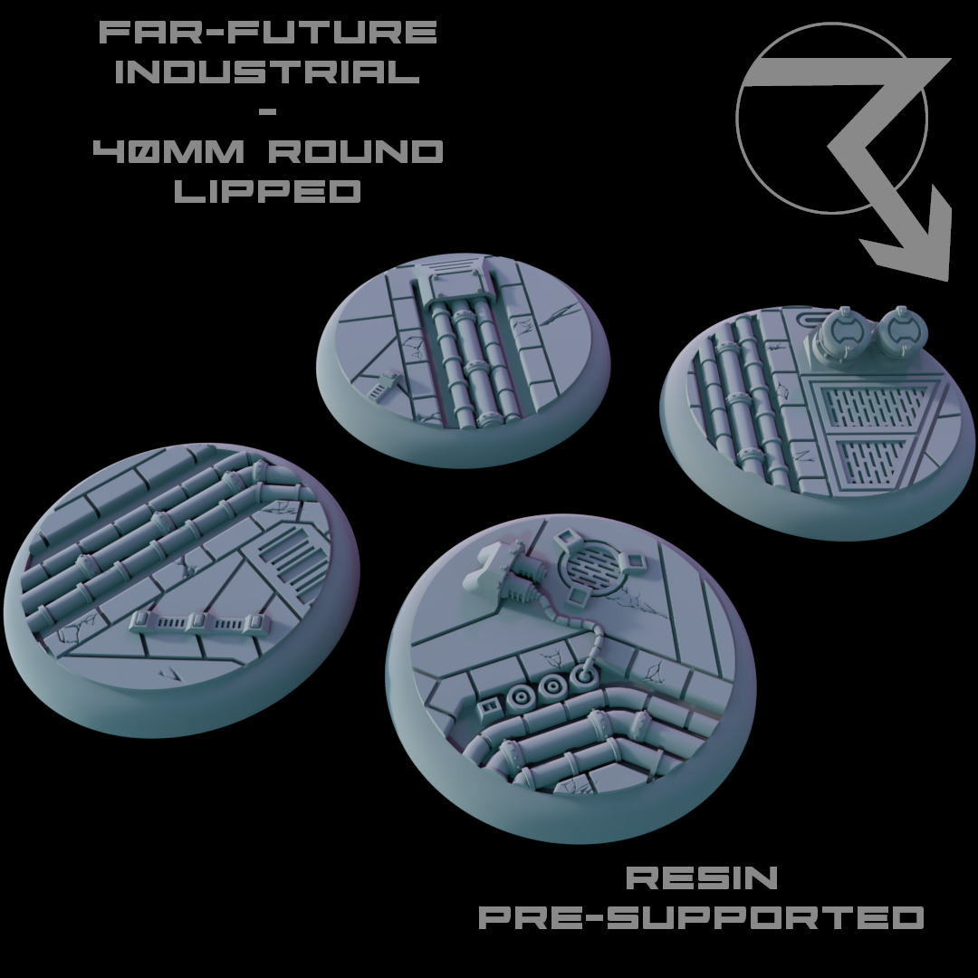 Miniature Bases: Far Future Industrial
