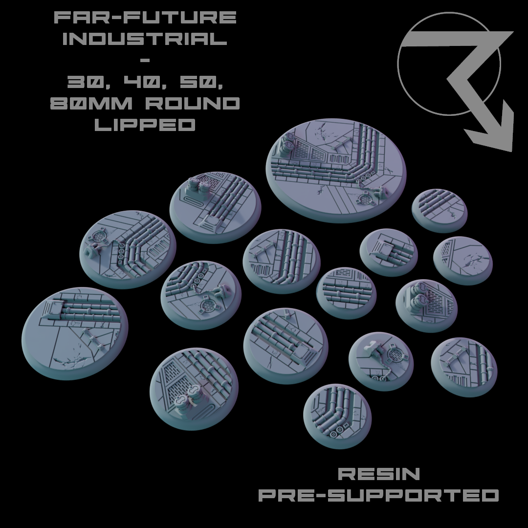 Miniature Bases: Far Future Industrial