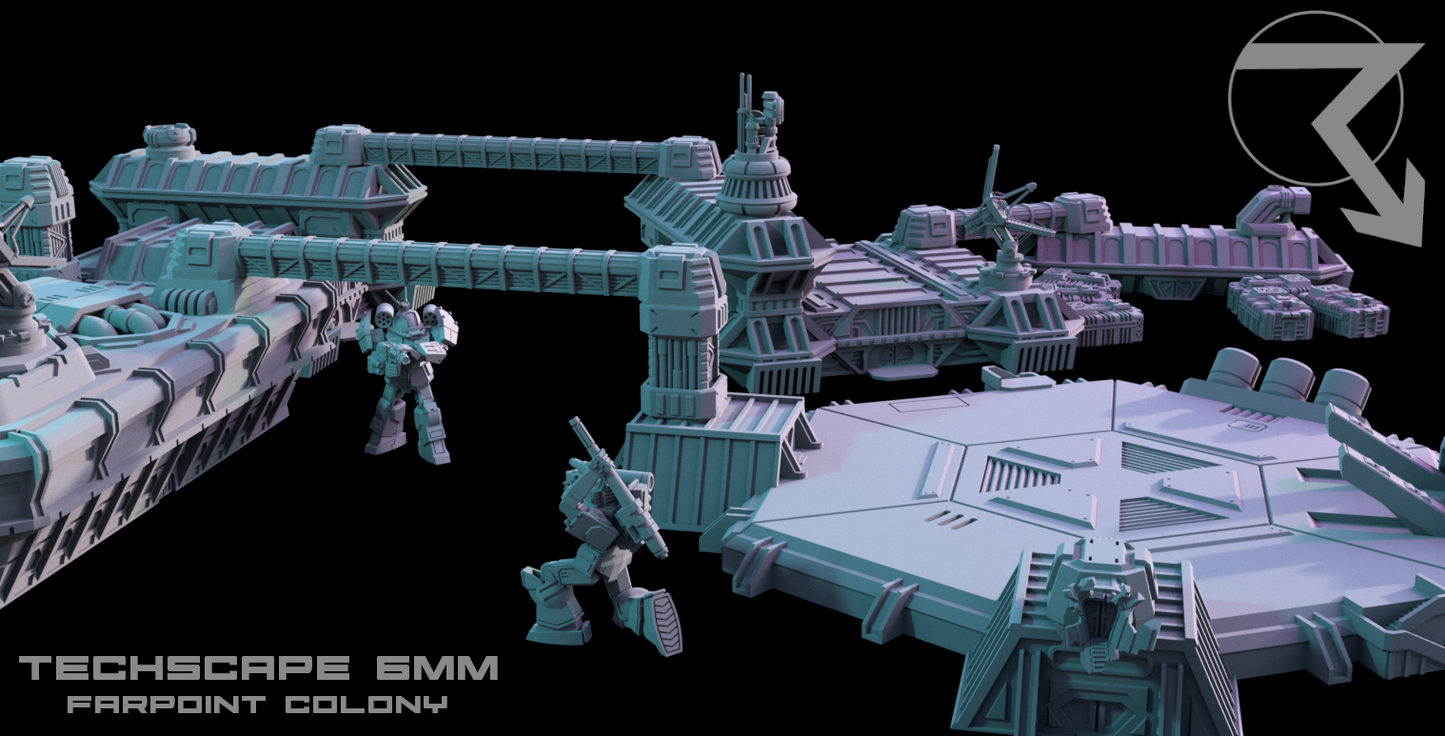 TECHSCAPE: Farpoint Colony (6mm)