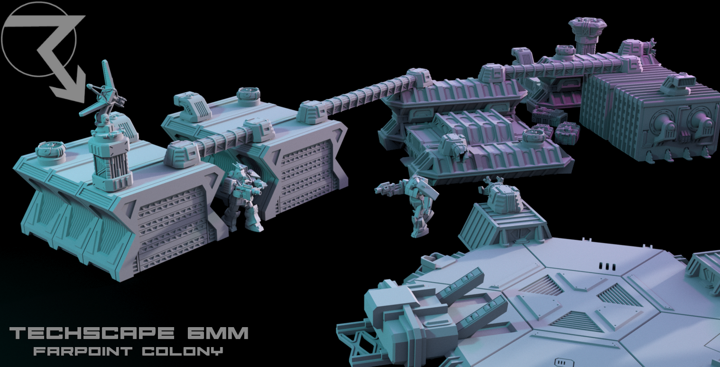 TECHSCAPE: Farpoint Colony (6mm)