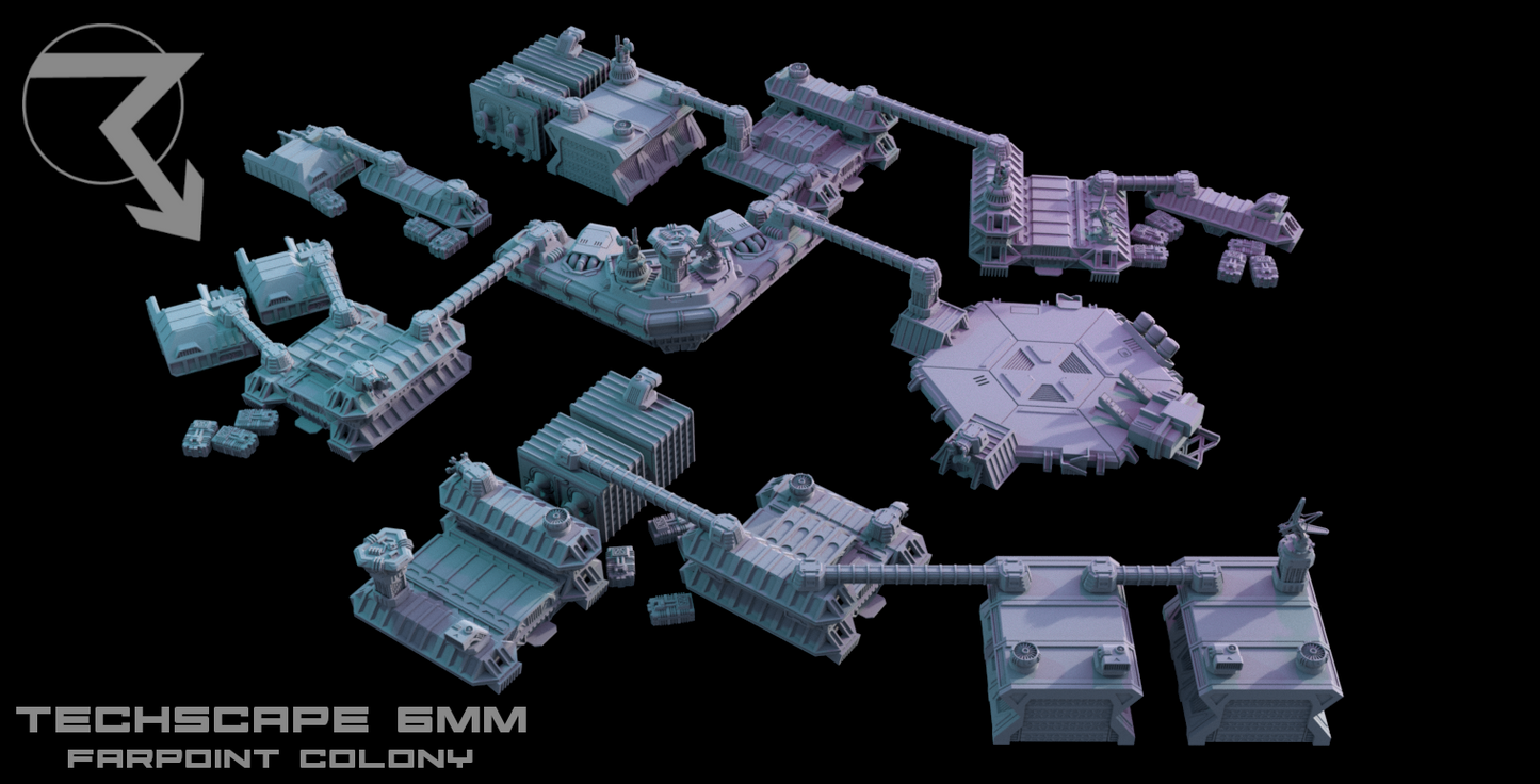 TECHSCAPE: Farpoint Colony (6mm)