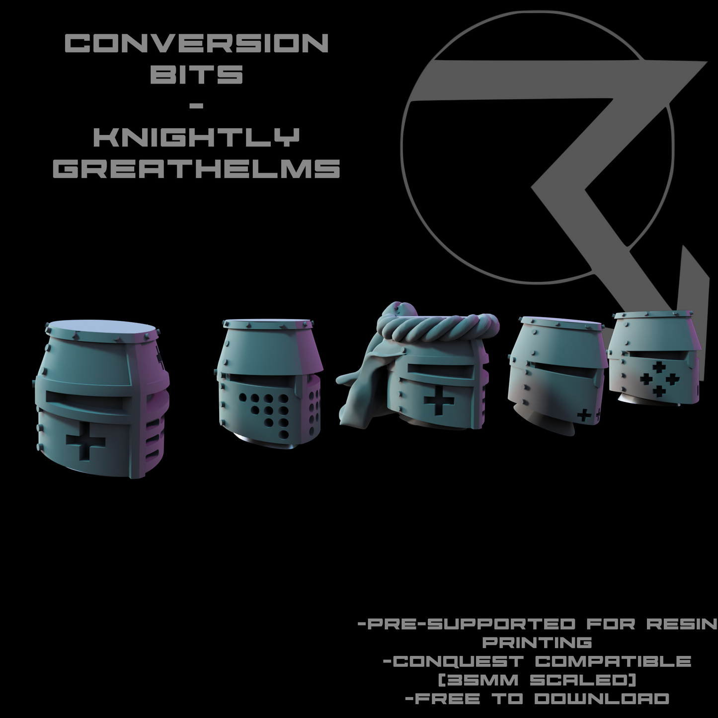 Conversion Bits - Conquest - Knightly Greathelms