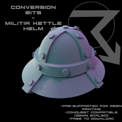 Conversion Bits - Militia Kettle Helm (Conquest)