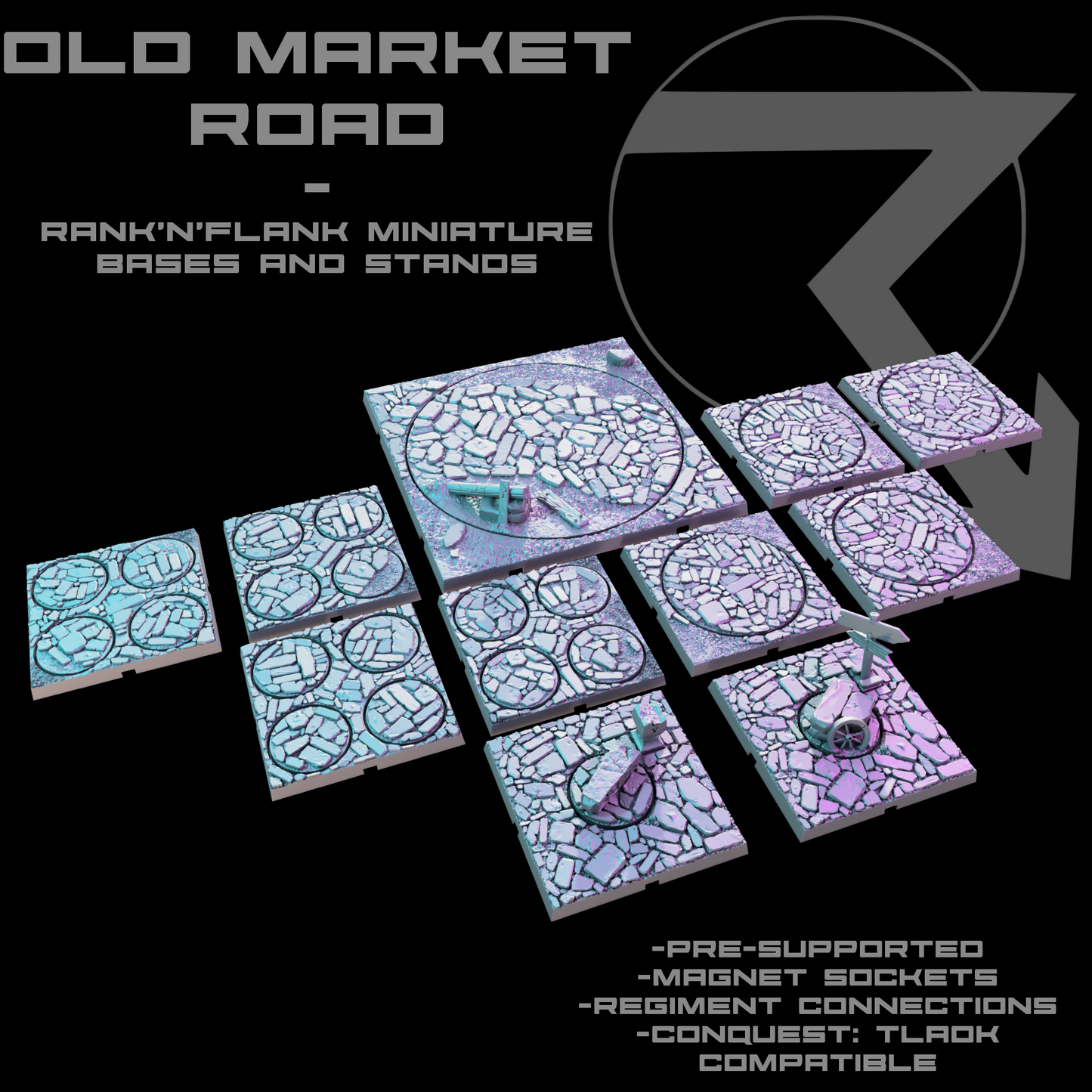 Miniature Bases: Rank'n'Flank Old Market Road