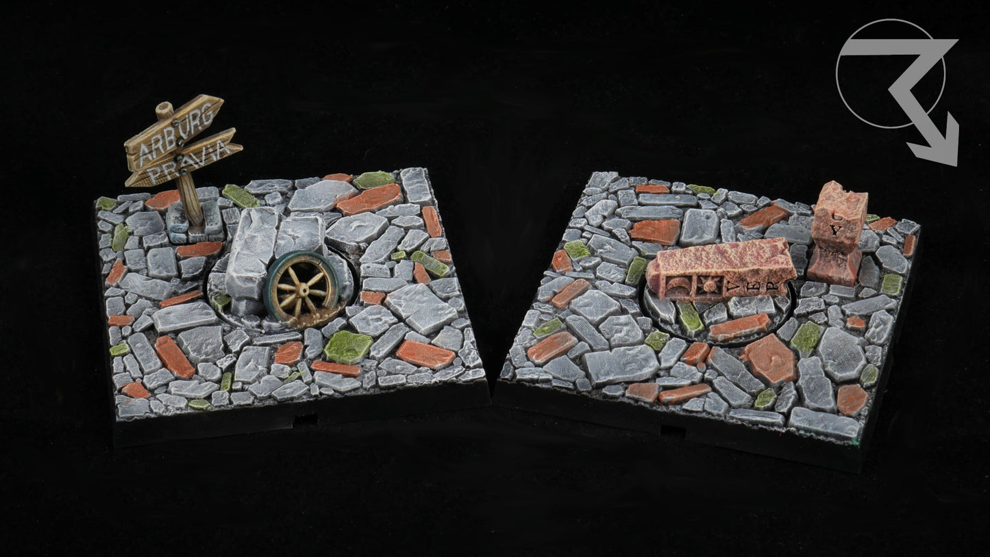 Miniature Bases: Rank'n'Flank Old Market Road