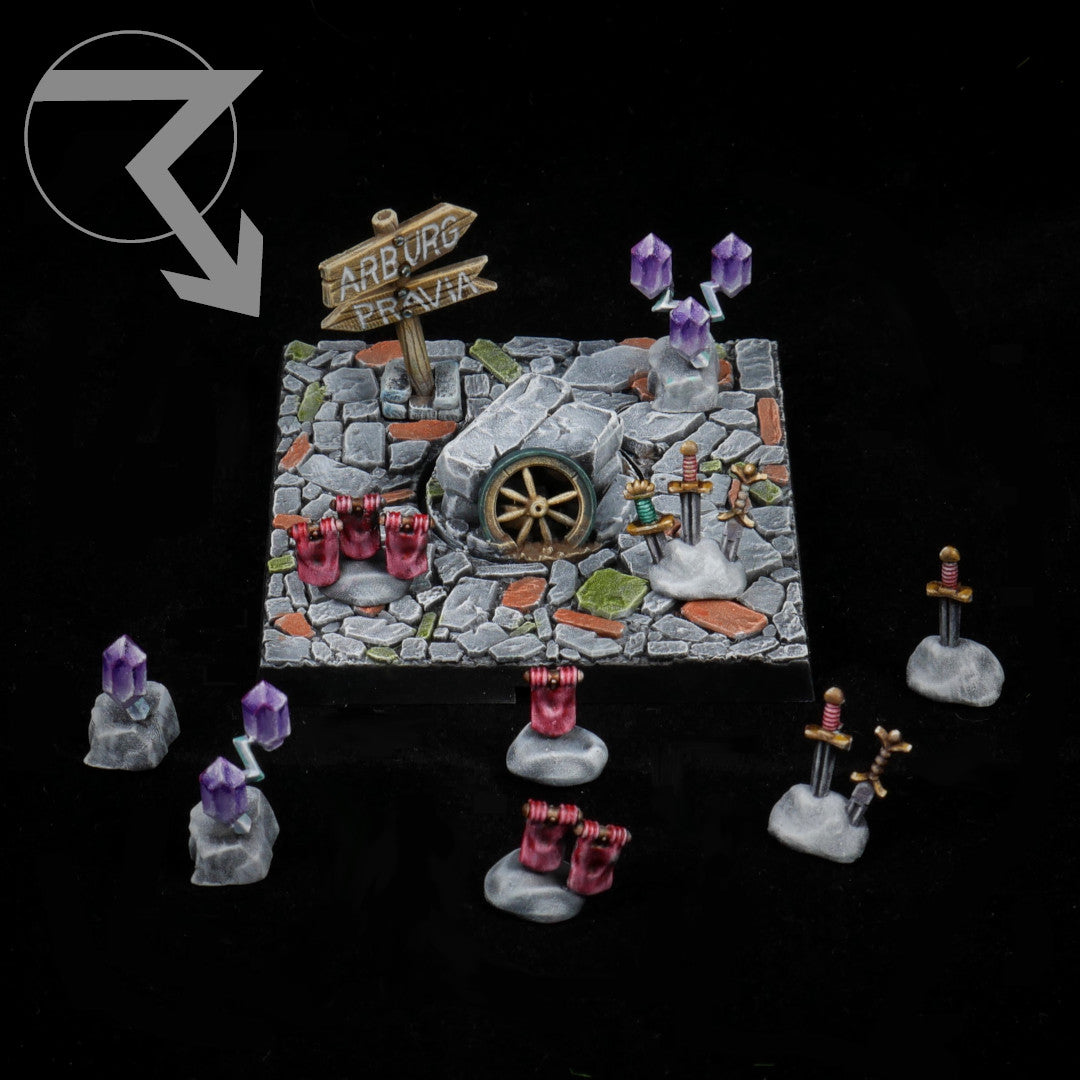 Miniature Bases: Rank'n'Flank Old Market Road