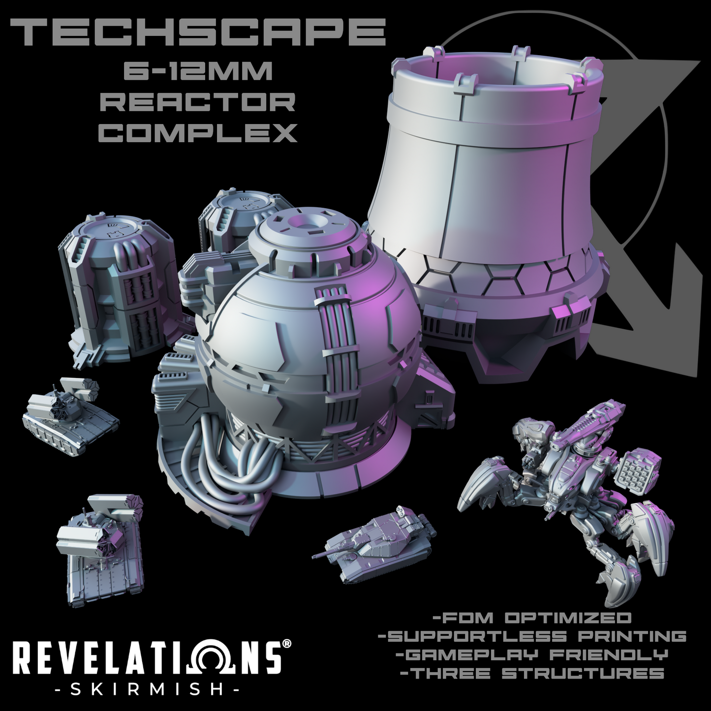 TECHSCAPE: Combat Logistics Base (6-12mm)