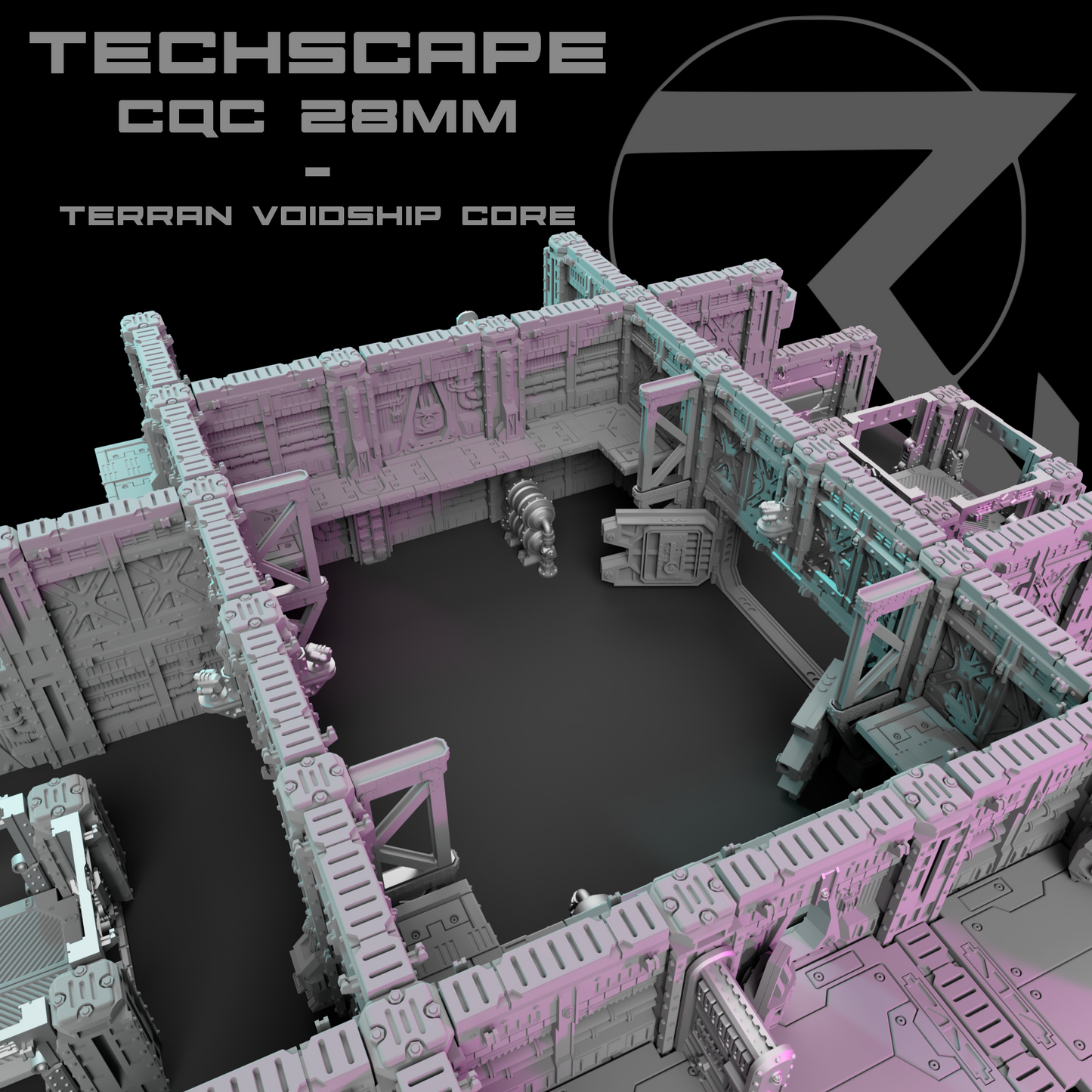 TECHSCAPE CQC: Terran Voidship (28mm)