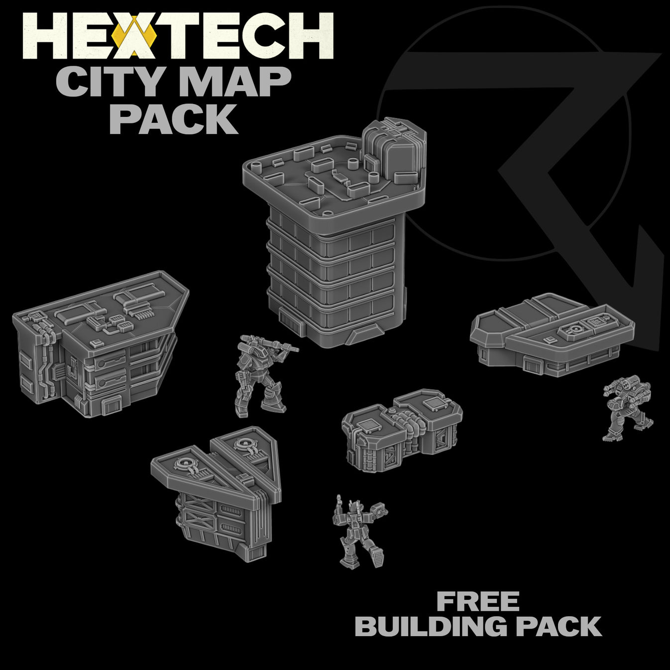 HEXTECH: City Map Pack - BT City Map Compatible – Thunderhead Studio