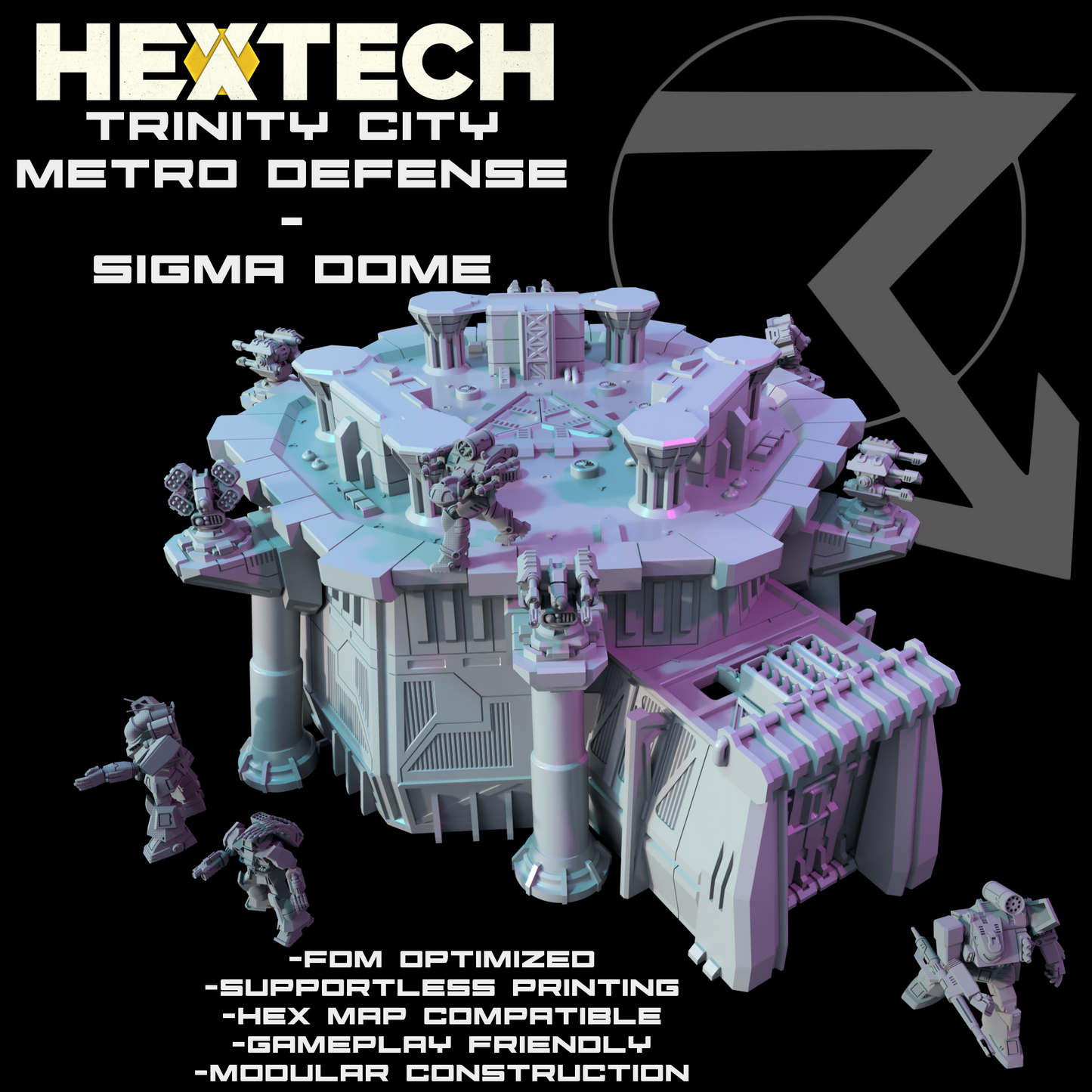 HEXTECH - Trinity City - Metro Defense Expansion