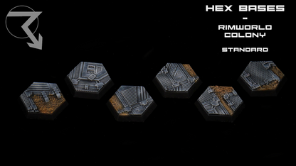 Miniature Bases - Rimworld Colony (Hex)