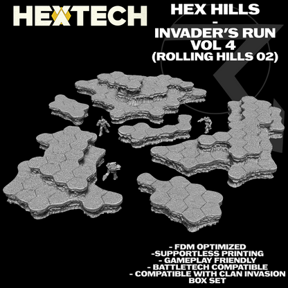 HEXTECH: Hex Hills - Invader's Run/Clan Invasion Box Map Compatible