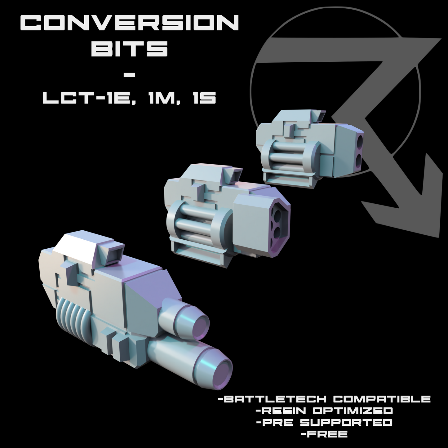 Conversion Bits - Battletech Compatible - Locust