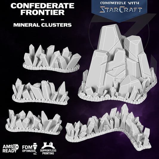 Confederate Frontier - Mineral Clusters