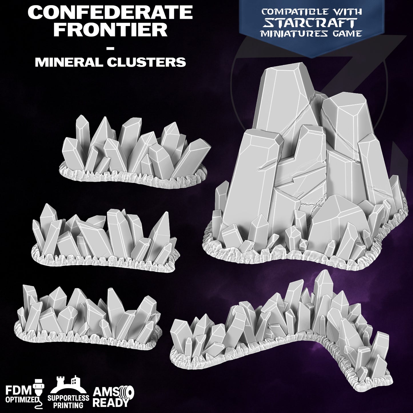 Confederate Frontier - Mineral Clusters