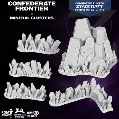 Confederate Frontier - Mineral Clusters