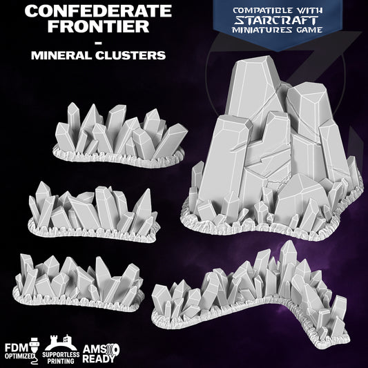 Confederate Frontier - Mineral Clusters