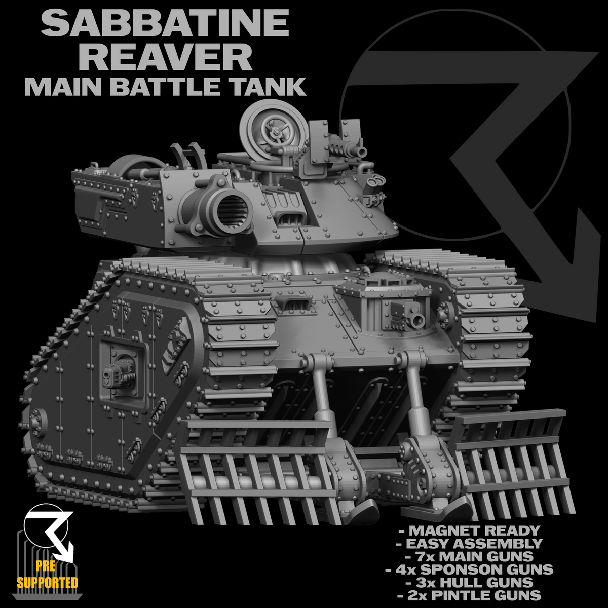 Sabbatine Reaver Main Battle Tank – Thunderhead Studio