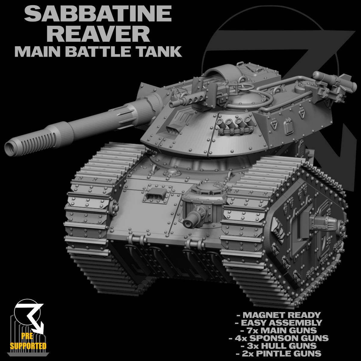 Sabbatine Reaver Main Battle Tank – Thunderhead Studio