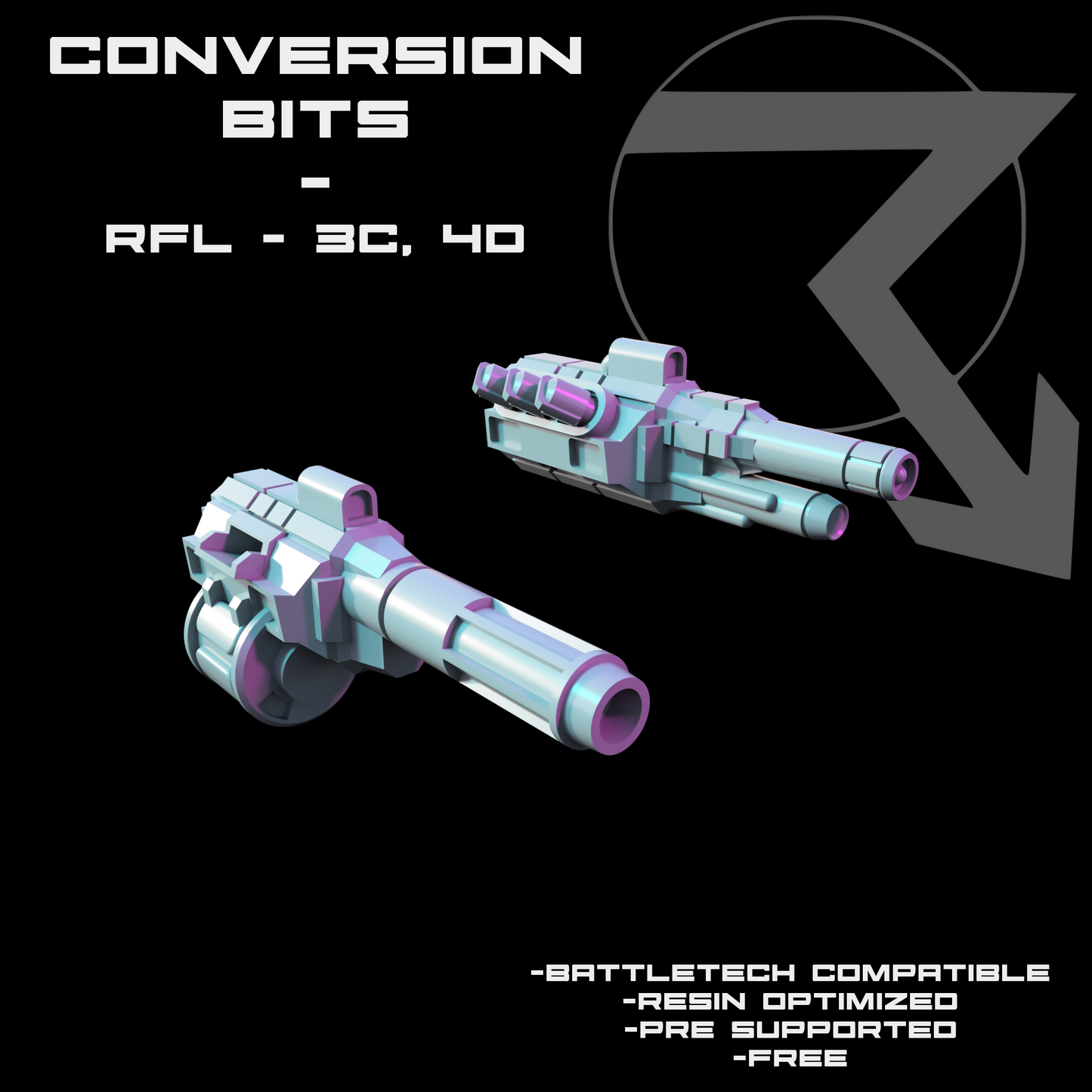 TECHSCAPE: Conversion Bits - Rifleman (BattleTech)