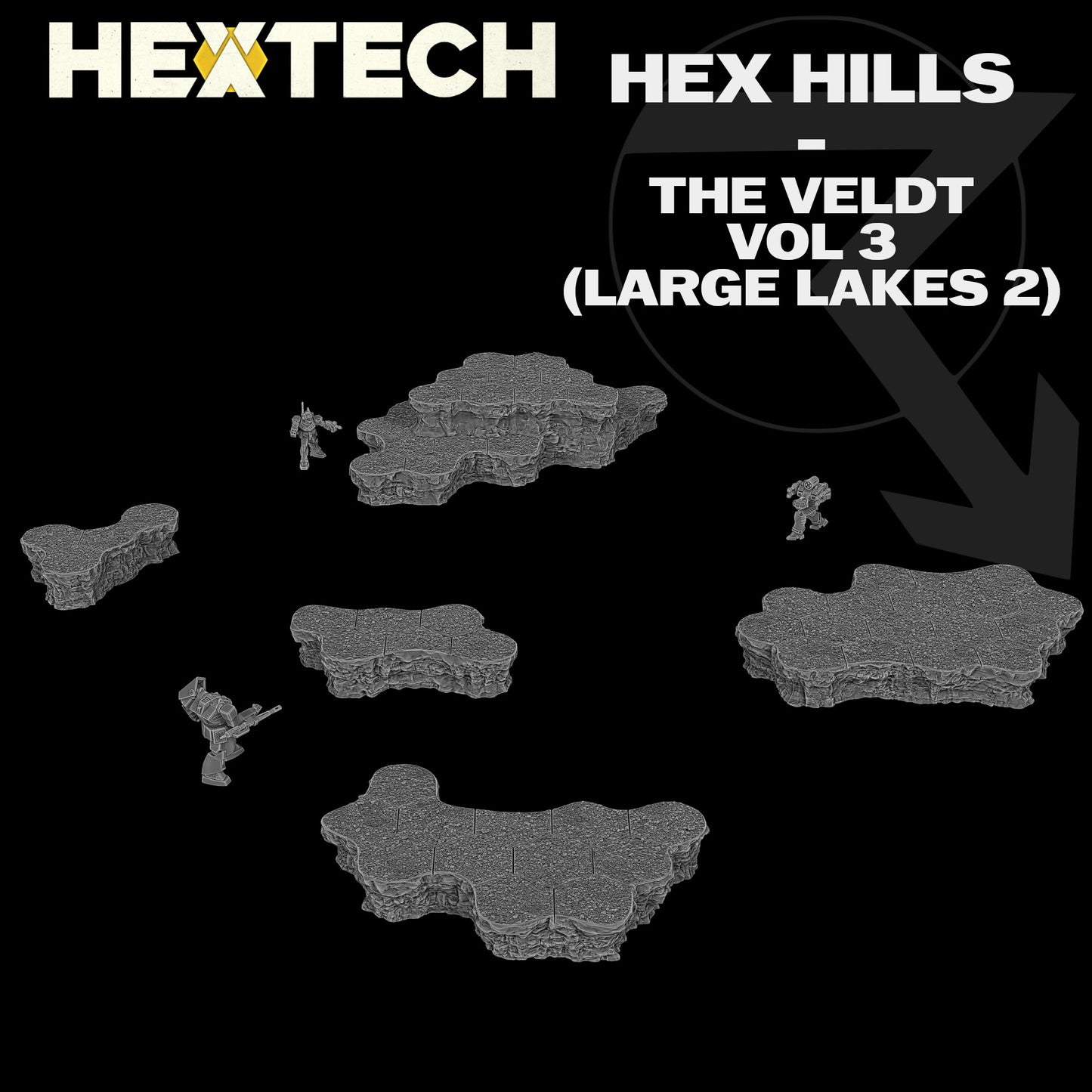 HEXTECH: Hex Hills - The Veldt - Savannahs Map Pack Compatible