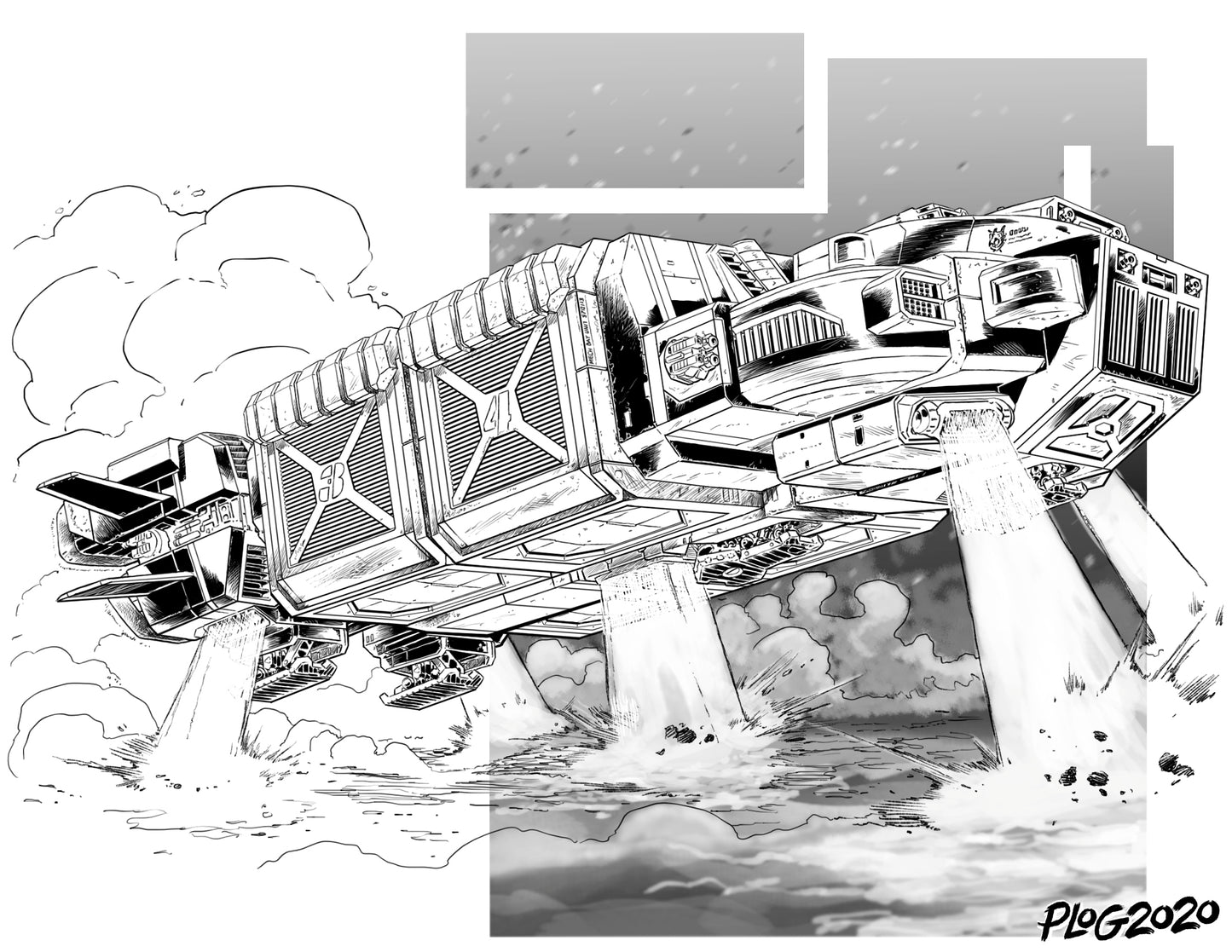 HEXTECH: Borealis Class Dropship