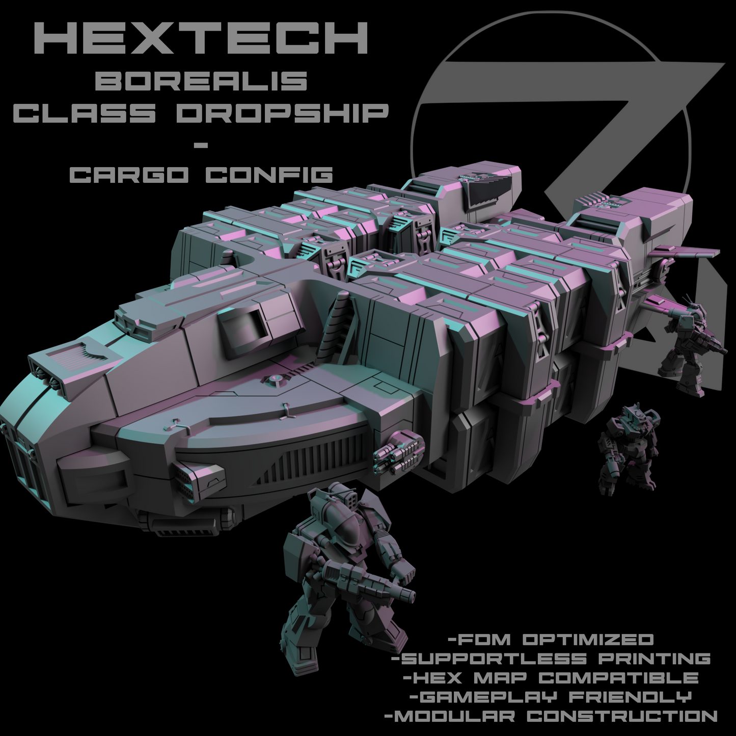 HEXTECH: Borealis Class Dropship