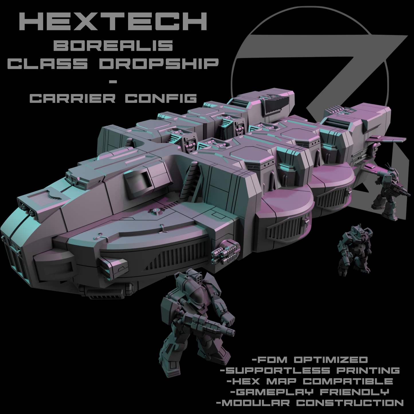 HEXTECH: Borealis Class Dropship