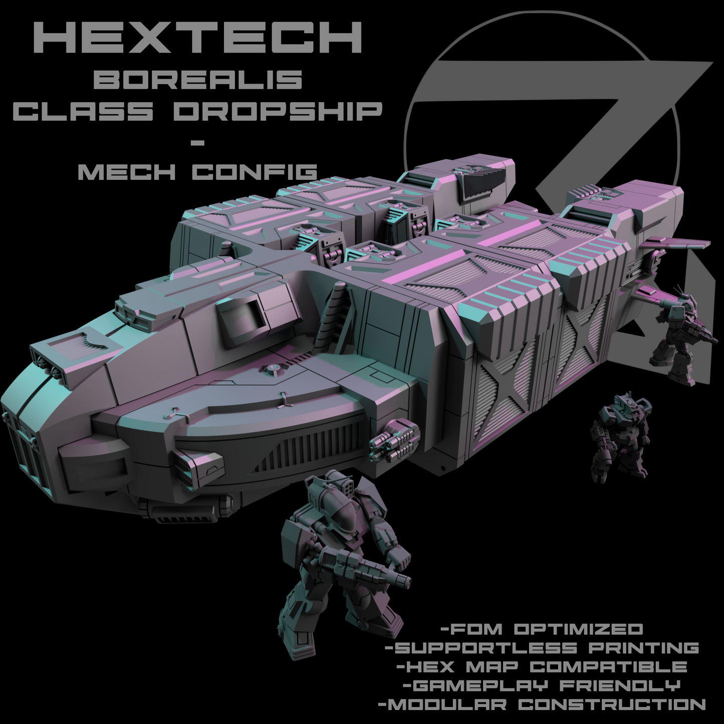 HEXTECH: Borealis Class Dropship