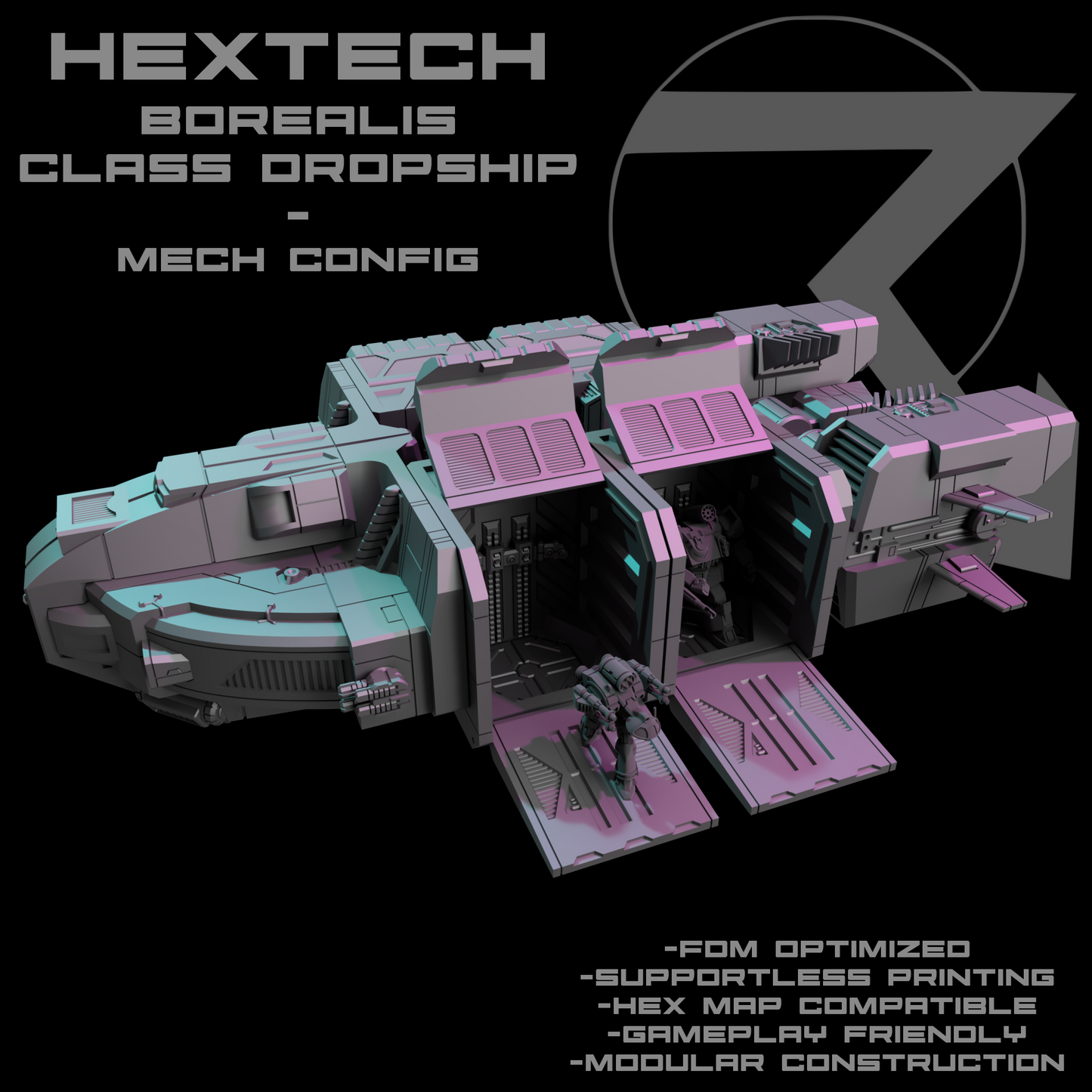 HEXTECH: Borealis Class Dropship