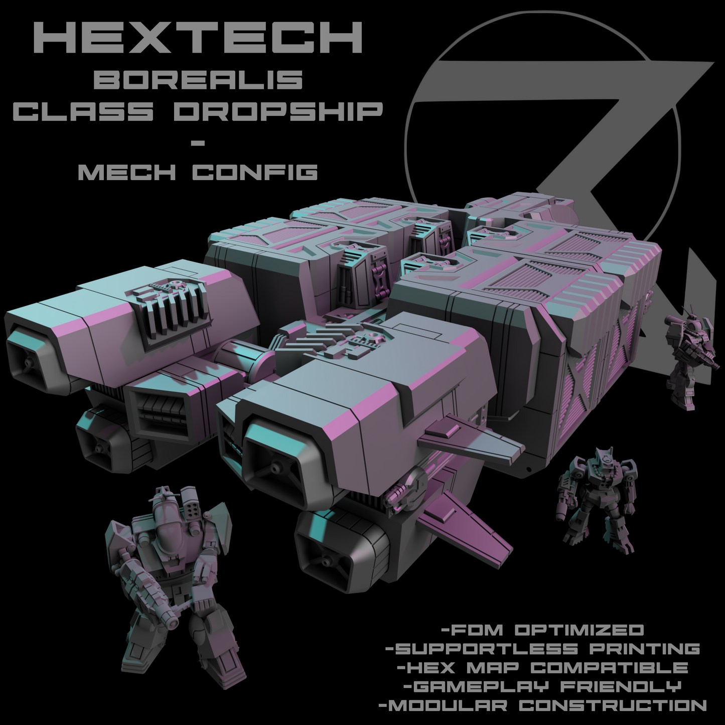 HEXTECH: Borealis Class Dropship