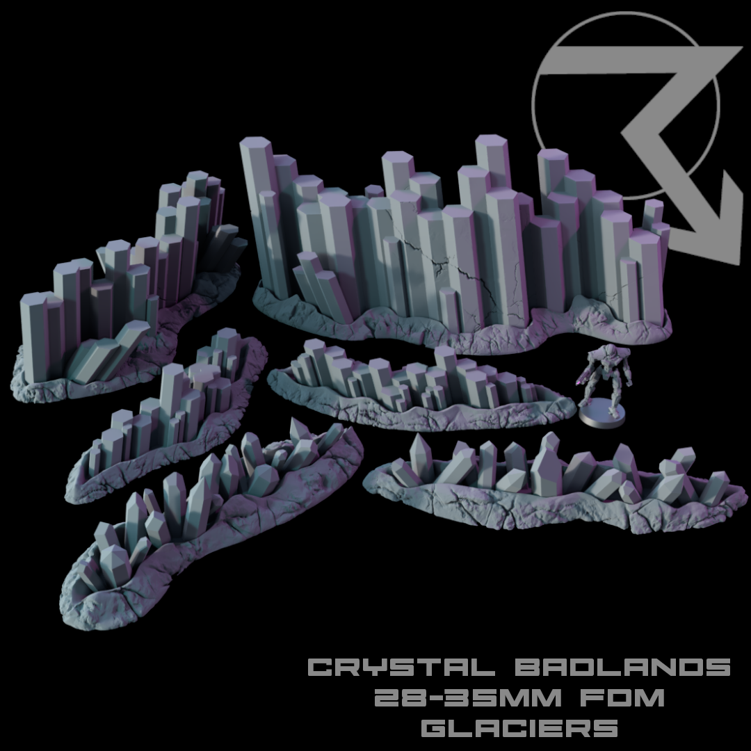 TECHSCAPE - 28mm - Crystal Badlands