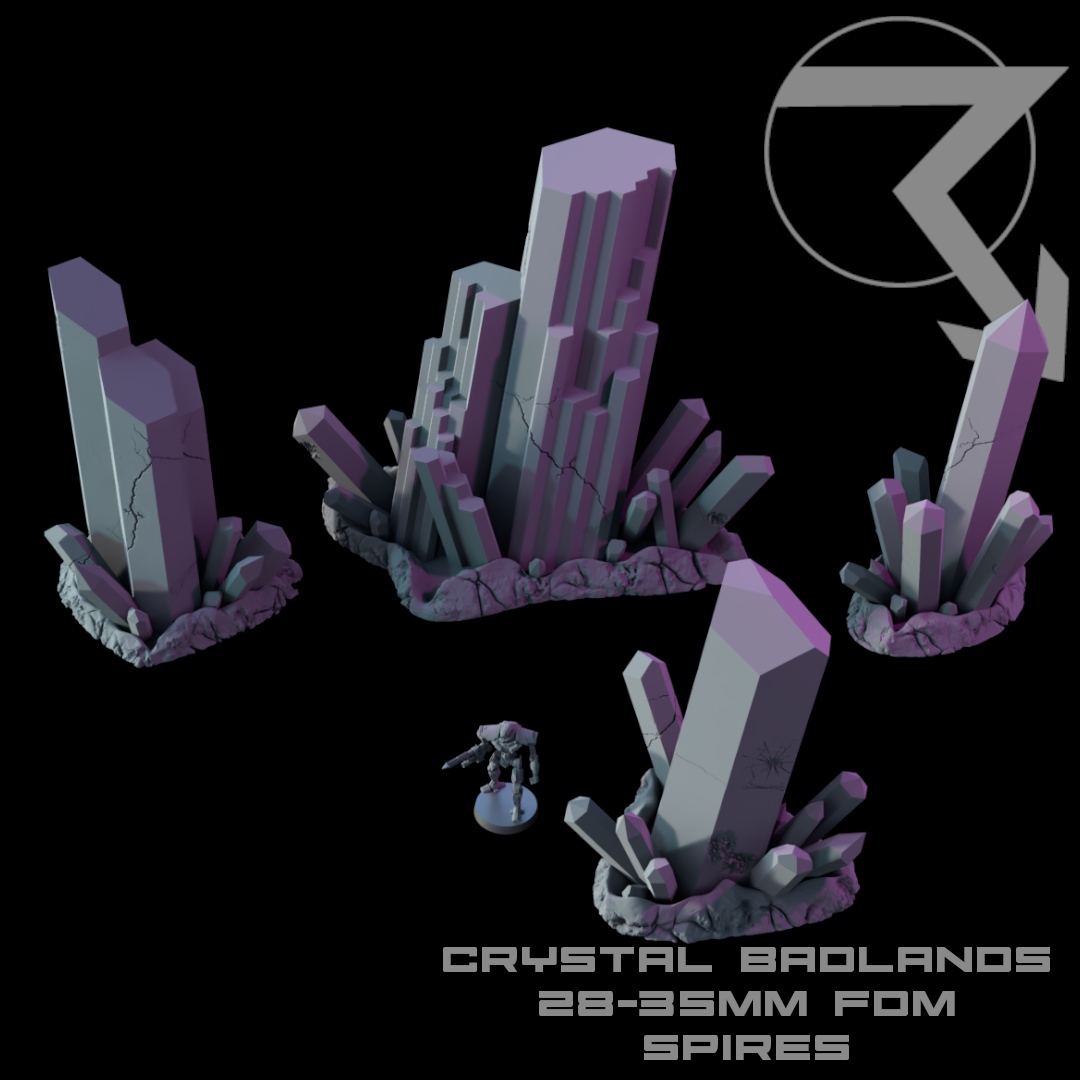 TECHSCAPE - 28mm - Crystal Badlands – Thunderhead Studio