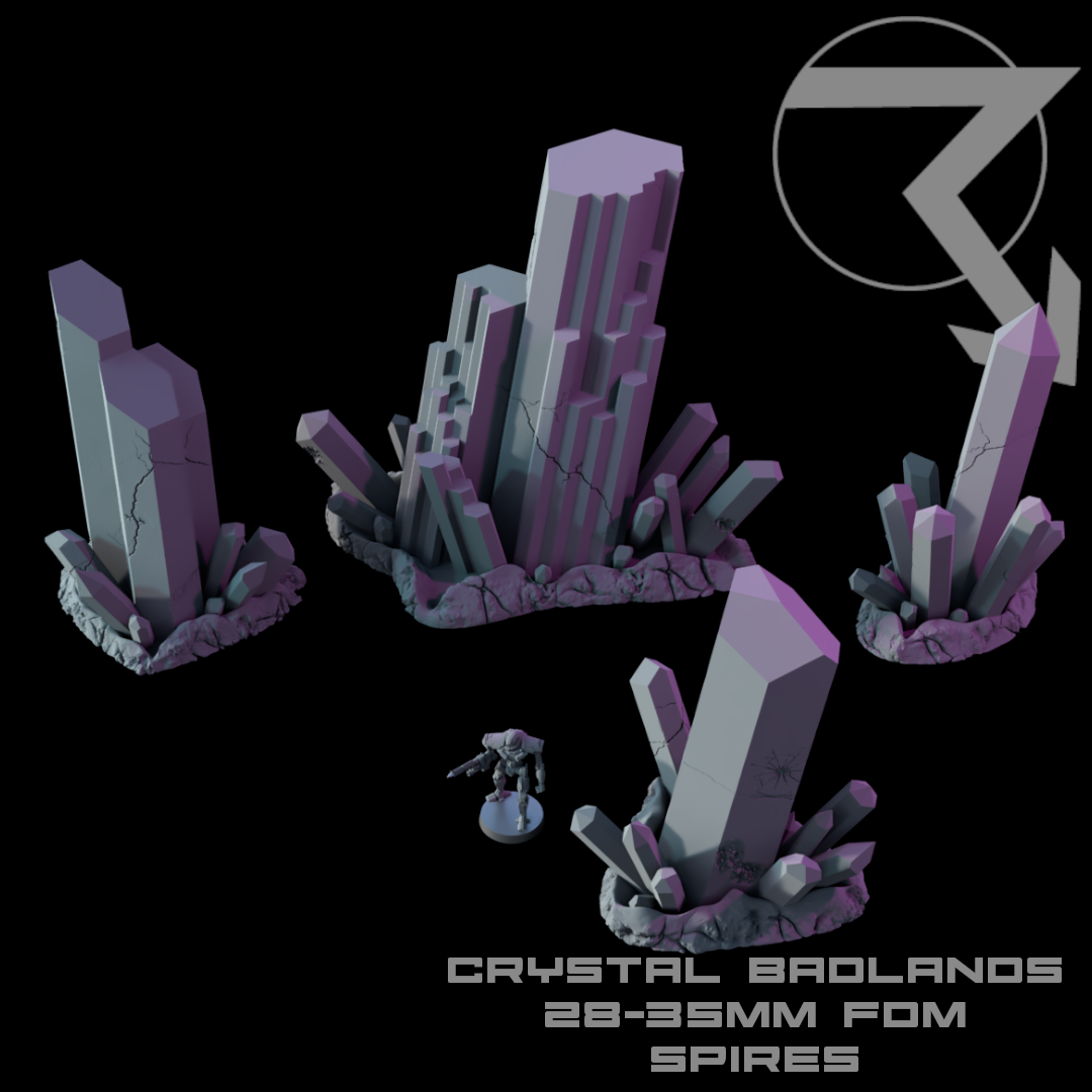 TECHSCAPE - 28mm - Crystal Badlands