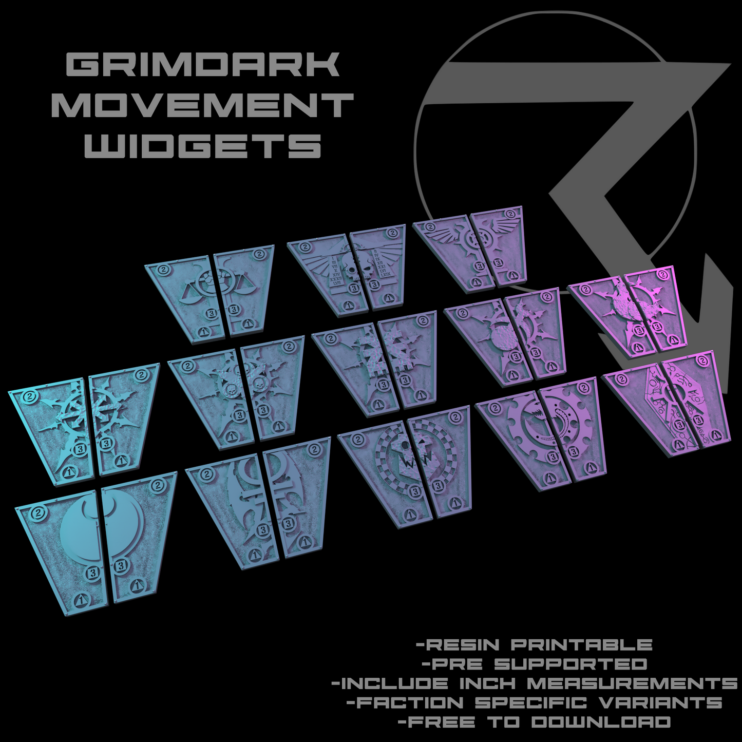 Imperium: Grimdark Movement Widgets