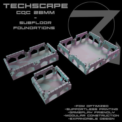 TECHSCAPE CQC: Terran Voidship (28mm)