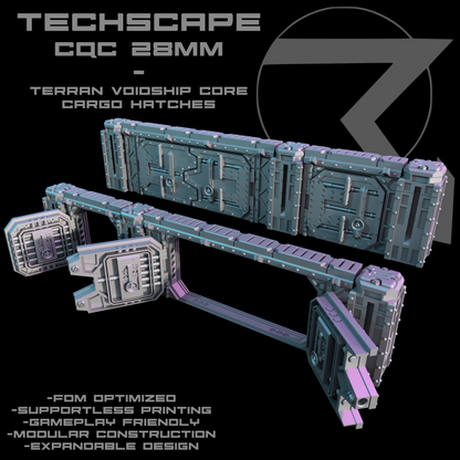 TECHSCAPE CQC: Terran Voidship (28mm)