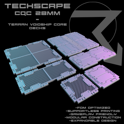 TECHSCAPE CQC: Terran Voidship (28mm)